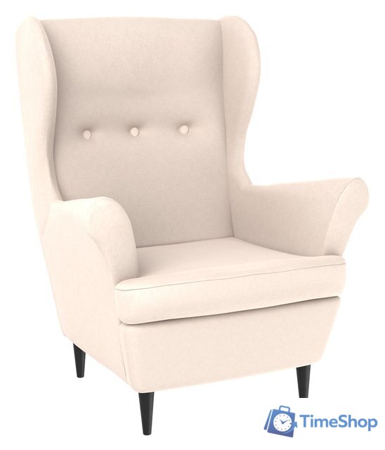 Интерьерное кресло Mio Tesoro Тойво (twist 01 cream) - Изображение №1 — Интернет-магазин Time-Shop