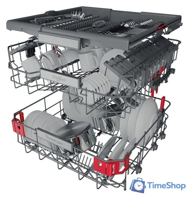Встраиваемая посудомоечная машина Whirlpool WIO 3O540 PELG - Изображение №2 — Интернет-магазин Time-Shop