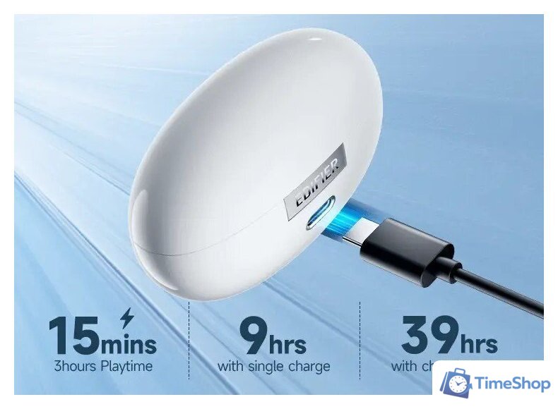 Наушники Edifier LolliClip (белый) - Изображение №7 — Интернет-магазин Time-Shop