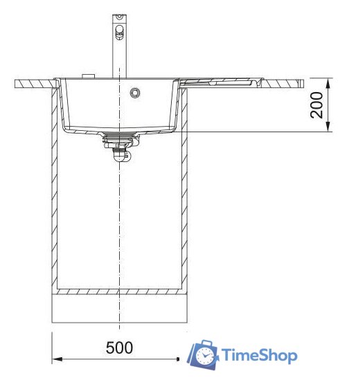 Кухонная мойка Franke Centro CNG 611-78 TL 114.0740.849 (оникс) - Изображение №4 — Интернет-магазин Time-Shop