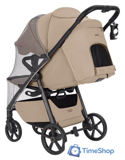 Коляска прогулочная «книга» Carrello Bravo Carbon CRL-5530 (Frost Beige) - Изображение №6 — Интернет-магазин Time-Shop