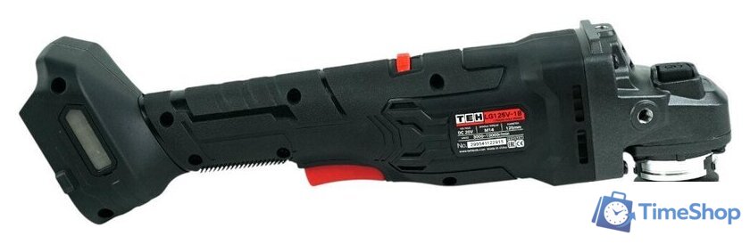Угловая шлифмашина TEH LG125V-1B (с 1-им АКБ, кейс) - Изображение №3 — Интернет-магазин Time-Shop