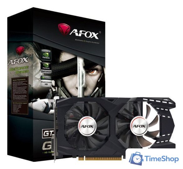 Видеокарта AFOX GeForce GTX 1050 Ti 4GB GDDR5 AF1050TI-4096D5H7-V9 - Изображение №7 — Интернет-магазин Time-Shop