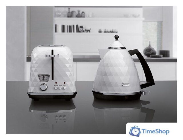 Электрический чайник DeLonghi KBJ 2001.W - Изображение №3 — Интернет-магазин Time-Shop