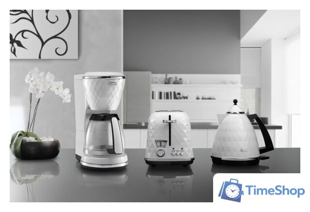 Электрический чайник DeLonghi KBJ 2001.W - Изображение №4 — Интернет-магазин Time-Shop