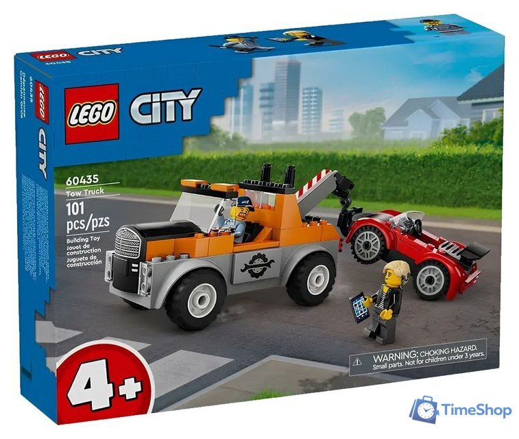 Конструктор LEGO City 60435 Эвакуатор и спортивный автомобиль - Изображение №1 — Интернет-магазин Time-Shop