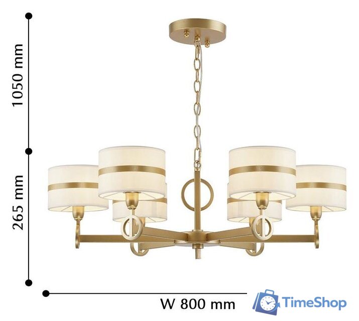 Подвесная люстра Favourite Mateo 2634-6P - Изображение №8 — Интернет-магазин Time-Shop