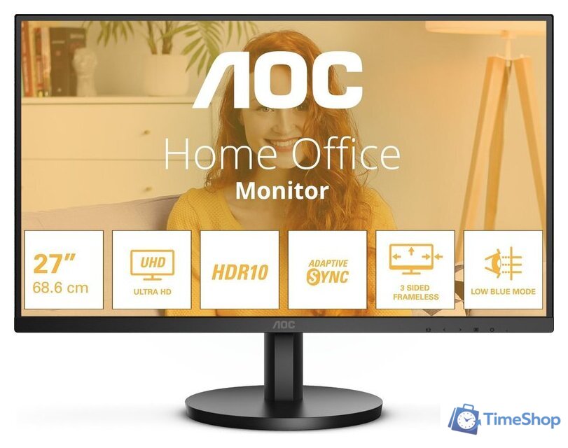 Монитор AOC U27B3M - Изображение №2 — Интернет-магазин Time-Shop