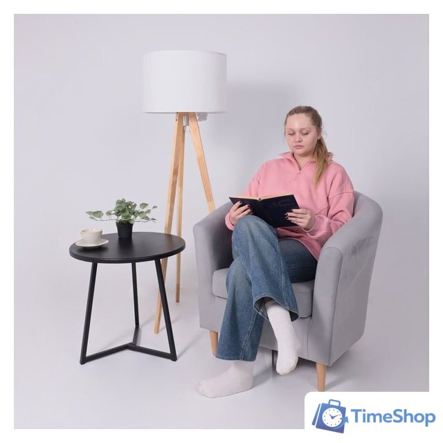 Торшер AksHome Riviera E27 (белый) - Изображение №2 — Интернет-магазин Time-Shop