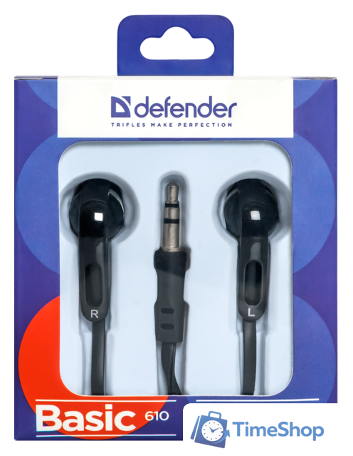 Наушники Defender Basic 610 - Изображение №3 — Интернет-магазин Time-Shop