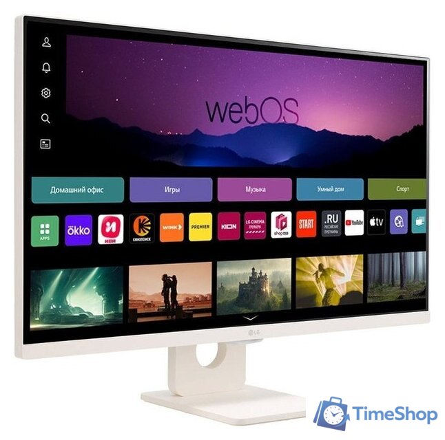 Smart монитор LG MyView Smart Monitor 27SR50F-W - Изображение №4 — Интернет-магазин Time-Shop