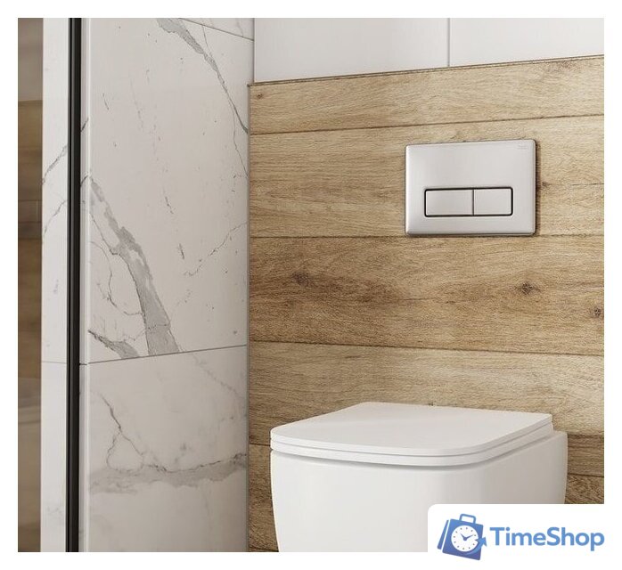 Панель смыва IDDIS Unifix UNI80M0i77 (матовый хром) - Изображение №2 — Интернет-магазин Time-Shop