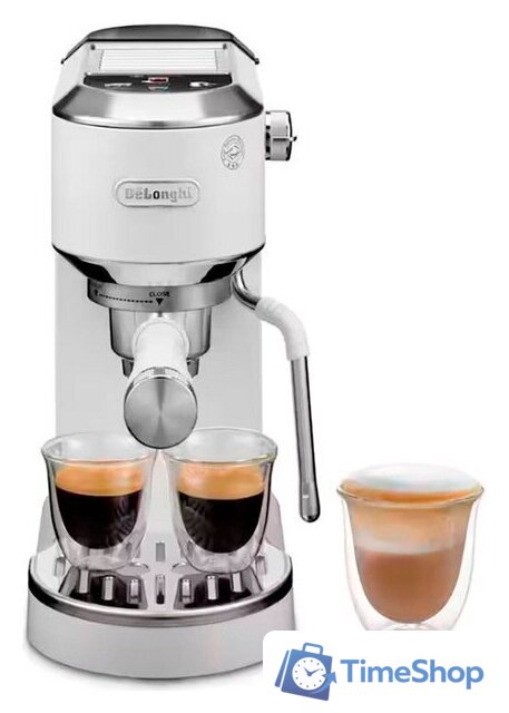 Рожковая кофеварка DeLonghi Dedica EC890.WI - Изображение №1 — Интернет-магазин Time-Shop