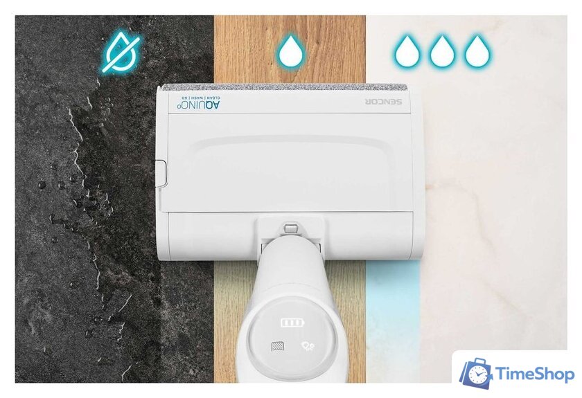 Вертикальный моющий пылесос Sencor SVW 3500WH - Изображение №11 — Интернет-магазин Time-Shop