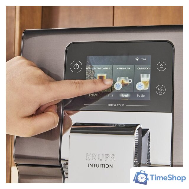 Кофемашина Krups Intuition Experience Hot&Cold EA879NE0 - Изображение №8 — Интернет-магазин Time-Shop