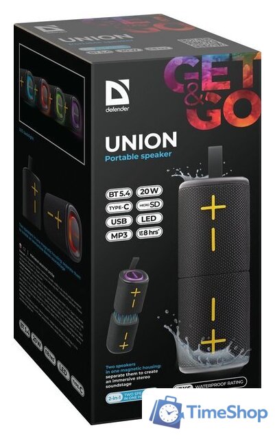Пара Bluetooth колонок Defender Unioun - Изображение №12 — Интернет-магазин Time-Shop