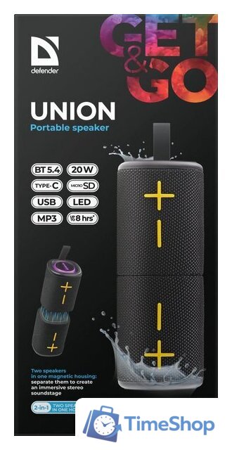 Пара Bluetooth колонок Defender Unioun - Изображение №13 — Интернет-магазин Time-Shop
