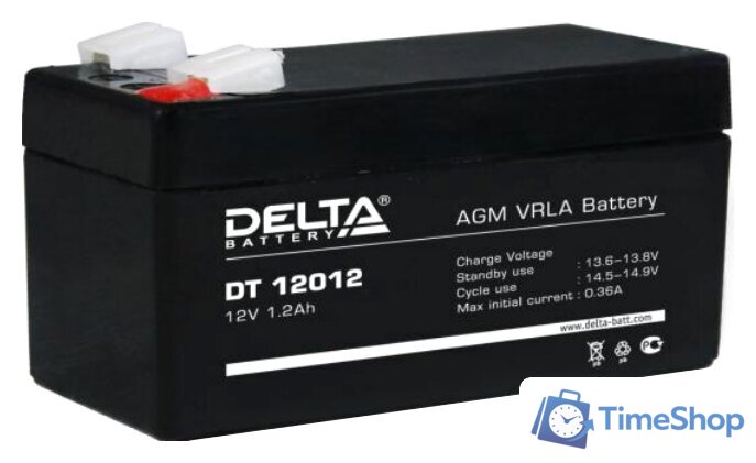 Аккумулятор для ИБП Delta DT 12012 (12В/1.2 А·ч) - Изображение №1 — Интернет-магазин Time-Shop