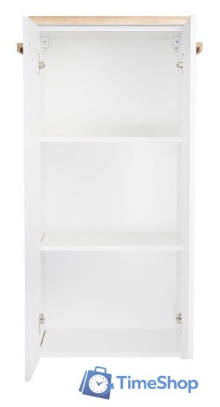  Viant Шкаф-полупенал Мюнхен VMUN50BEL-PENP (белый) - Изображение №3 — Интернет-магазин Time-Shop