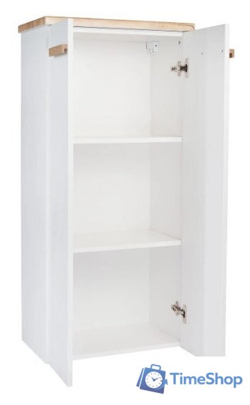  Viant Шкаф-полупенал Мюнхен VMUN50BEL-PENP (белый) - Изображение №4 — Интернет-магазин Time-Shop