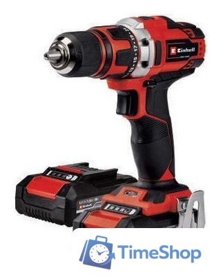 Дрель-шуруповерт Einhell TE-CD 18/40-1 Li 4513939 (с 2-мя АКБ, кейс) - Изображение №1 — Интернет-магазин Time-Shop