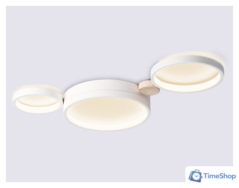 Припотолочная люстра Ambrella light FL4812/3 WH - Изображение №4 — Интернет-магазин Time-Shop