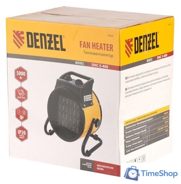 Электрическая тепловая пушка Denzel DHC 5-400 - Изображение №9 — Интернет-магазин Time-Shop