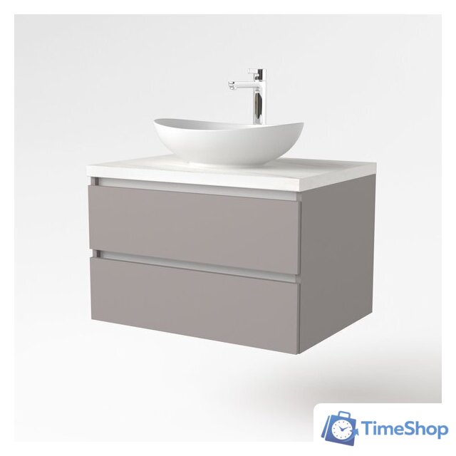  Дабер Тумба под умывальник 002 Т2.8.0.4Б (серый/белый) - Изображение №4 — Интернет-магазин Time-Shop