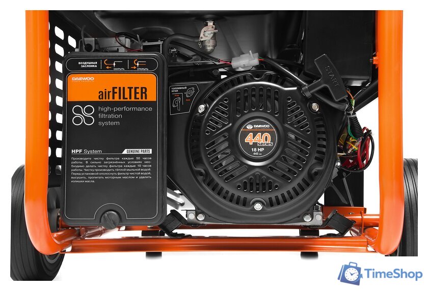 Бензиновый генератор Daewoo Power GDA 8500E-3 - Изображение №15 — Интернет-магазин Time-Shop