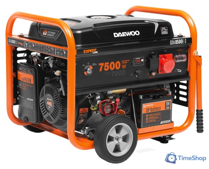 Бензиновый генератор Daewoo Power GDA 8500E-3 - Изображение №1 — Интернет-магазин Time-Shop