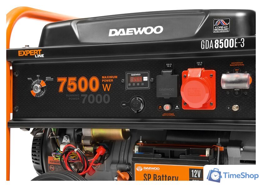 Бензиновый генератор Daewoo Power GDA 8500E-3 - Изображение №11 — Интернет-магазин Time-Shop