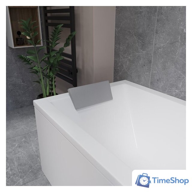 Ванна Lauter Oasis 190 21203090 (с ножками, серым подголов., белый лиц. и торц.экран) - Изображение №13 — Интернет-магазин Time-Shop