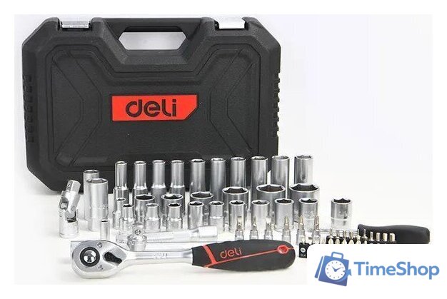Универсальный набор инструментов Deli EDQ43062 (62 предмета) - Изображение №2 — Интернет-магазин Time-Shop