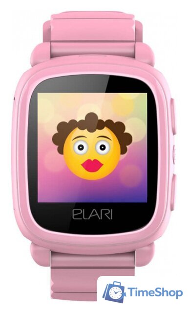 Детские умные часы Elari KidPhone 2 (розовый) - Изображение №2 — Интернет-магазин Time-Shop