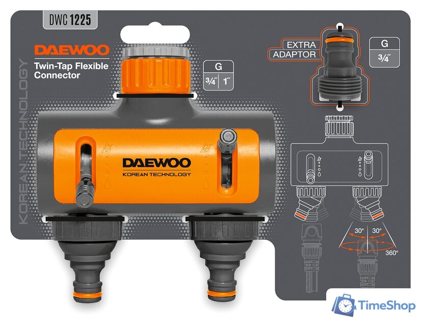 Разветвитель Daewoo Power DWC 1225 - Изображение №1 — Интернет-магазин Time-Shop