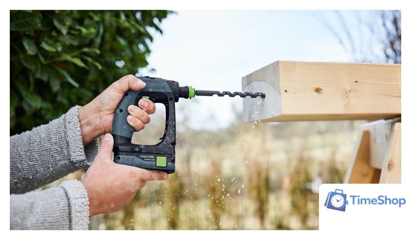 Дрель-шуруповерт Festool CXS 18-Basic 576882 (без АКБ, кейс) - Изображение №10 — Интернет-магазин Time-Shop