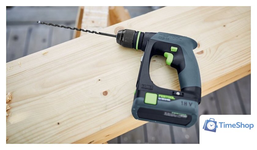 Дрель-шуруповерт Festool CXS 18-Basic 576882 (без АКБ, кейс) - Изображение №9 — Интернет-магазин Time-Shop