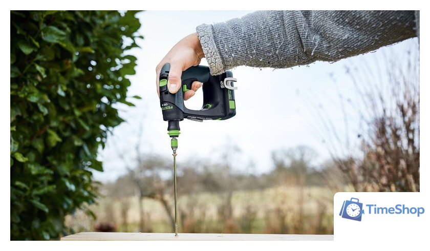 Дрель-шуруповерт Festool CXS 18-Basic 576882 (без АКБ, кейс) - Изображение №8 — Интернет-магазин Time-Shop