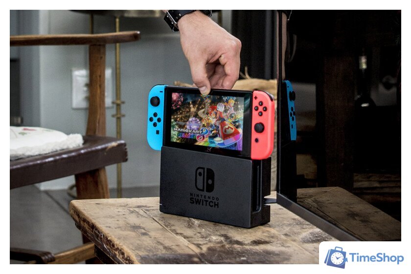 Игровая приставка Nintendo Switch 2019 (с неоновыми Joy-Con) - Изображение №11 — Интернет-магазин Time-Shop