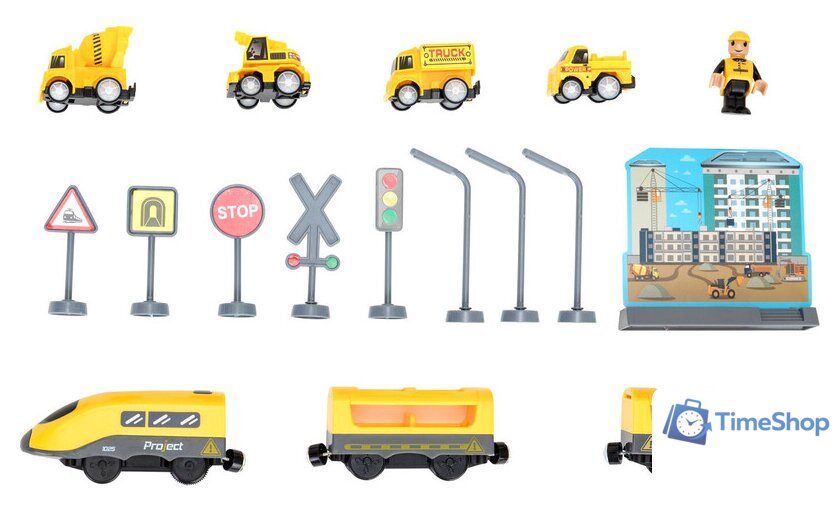 Набор железной дороги Givito Строительная площадка G201-001 - Изображение №5 — Интернет-магазин Time-Shop