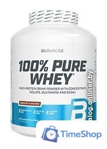 Протеин комплексный BioTech USA 100% Pure Whey (клубника, 2270 г) - Изображение №1 — Интернет-магазин Time-Shop