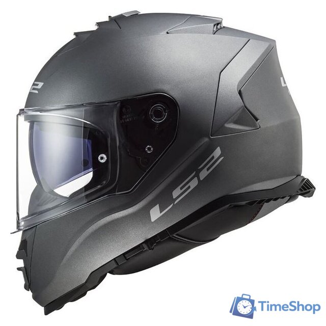 Мотошлем LS2 FF800 Storm II Solid (2XL, матовый серый) - Изображение №6 — Интернет-магазин Time-Shop