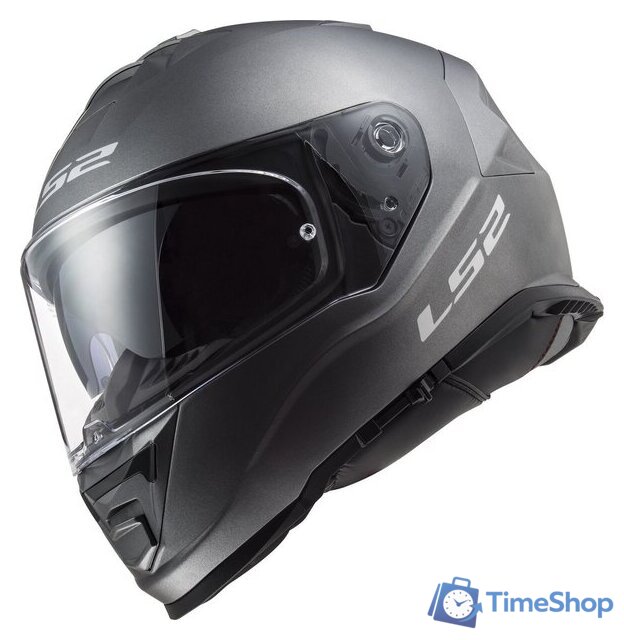 Мотошлем LS2 FF800 Storm II Solid (2XL, матовый серый) - Изображение №5 — Интернет-магазин Time-Shop