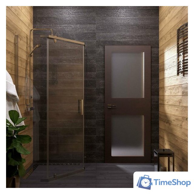 Душевой уголок Triton Дека Хром А1 90х90 без поддона (прозрачное стекло) - Изображение №5 — Интернет-магазин Time-Shop