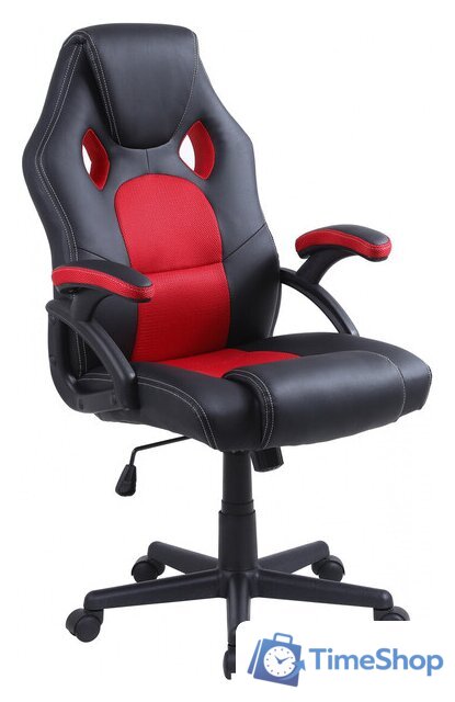 Игровое (геймерское) кресло Mio Tesoro Амароне AF-C5179 (черный/красный) - Изображение №1 — Интернет-магазин Time-Shop