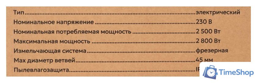 Садовый измельчитель Grizzly SKY-25 - Изображение №21 — Интернет-магазин Time-Shop