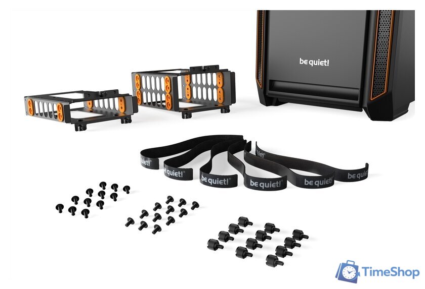 Корпус be quiet! Silent Base 601 BGW25 (черный/оранжевый) - Изображение №9 — Интернет-магазин Time-Shop