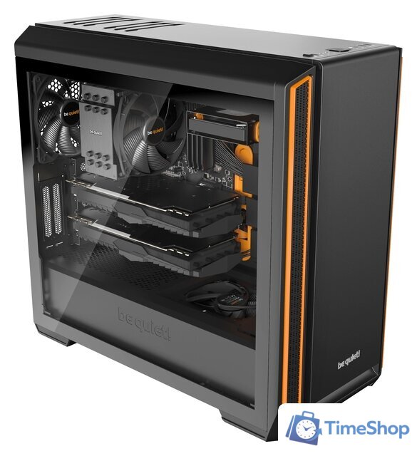 Корпус be quiet! Silent Base 601 BGW25 (черный/оранжевый) - Изображение №8 — Интернет-магазин Time-Shop