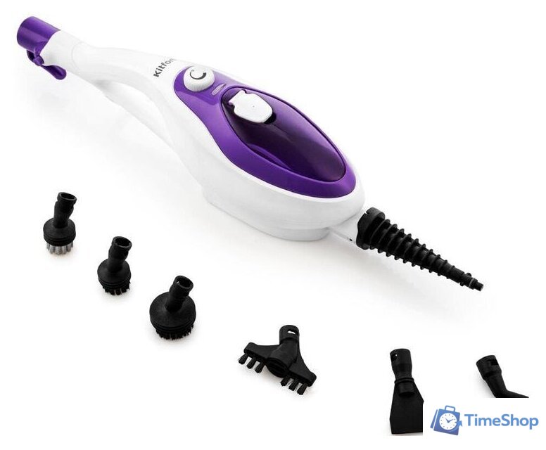 Паровая швабра Kitfort KT-1004-4 (фиолетовый) - Изображение №5 — Интернет-магазин Time-Shop