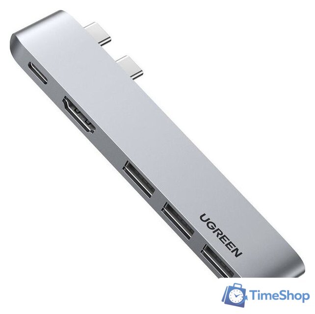 USB-хаб Ugreen CM251 60559 - Изображение №1 — Интернет-магазин Time-Shop